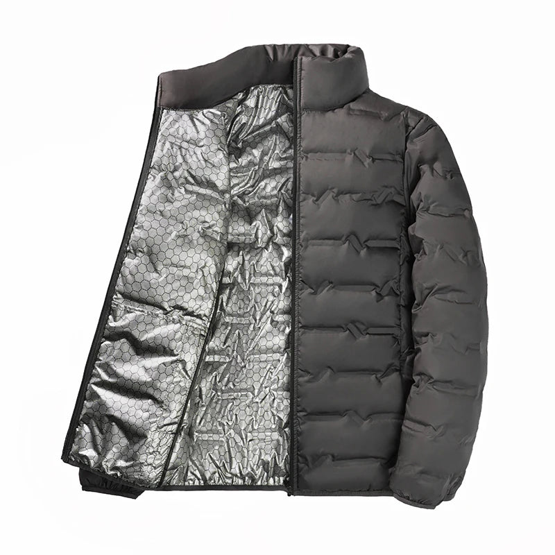 Men’s Lightweight Puffer Jacket – Packable, Water-Resistant & Windproof Winter Coat