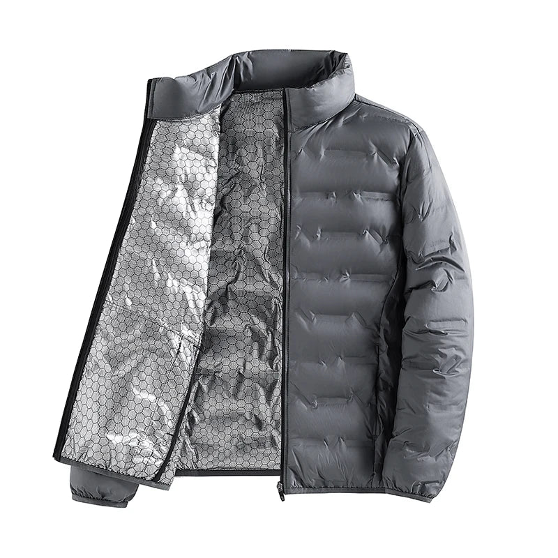 Men’s Lightweight Puffer Jacket – Packable, Water-Resistant & Windproof Winter Coat