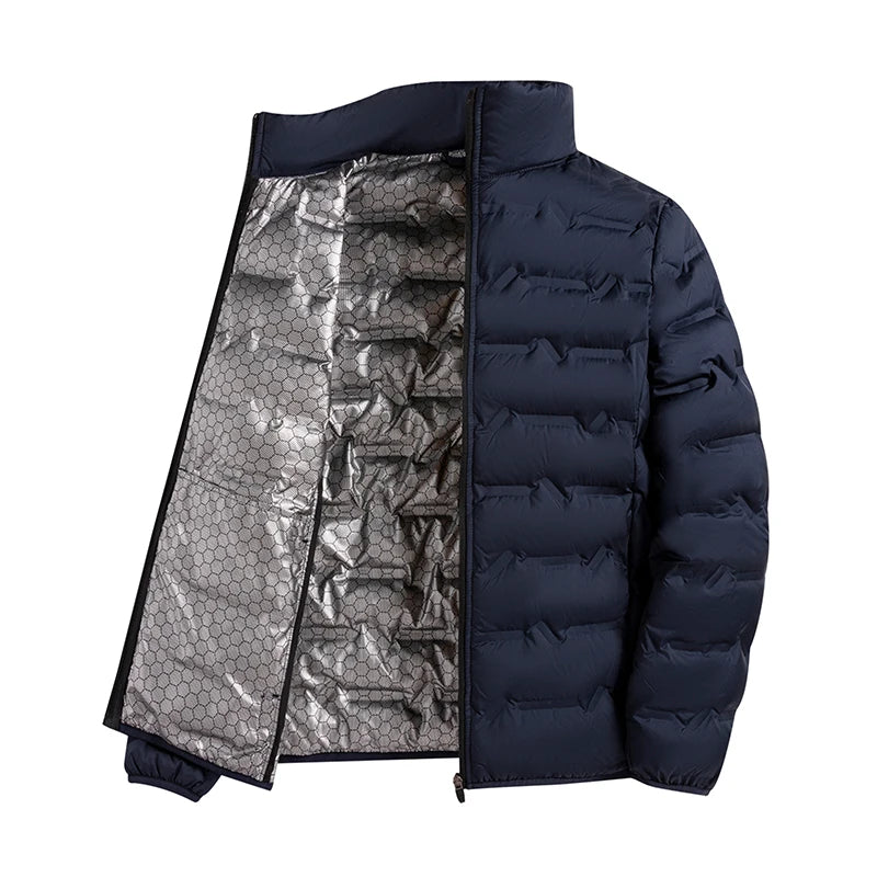 Men’s Lightweight Puffer Jacket – Packable, Water-Resistant & Windproof Winter Coat