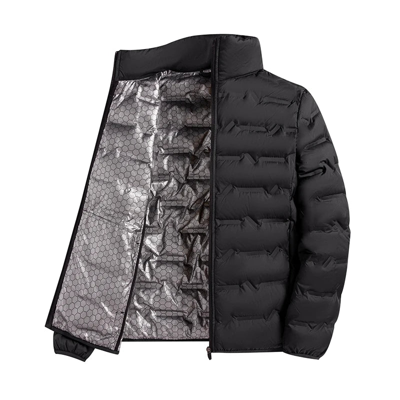 Men’s Lightweight Puffer Jacket – Packable, Water-Resistant & Windproof Winter Coat