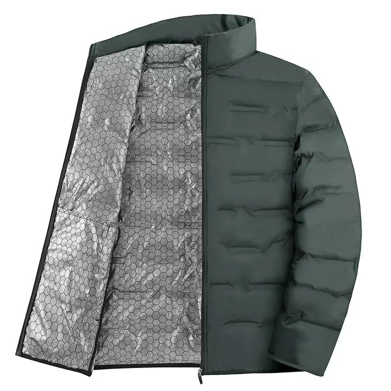 Men’s Lightweight Puffer Jacket – Packable, Water-Resistant & Windproof Winter Coat