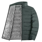 Men’s Lightweight Puffer Jacket – Packable, Water-Resistant & Windproof Winter Coat