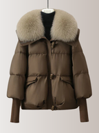 Warm Winter Puffer Jacket – Insulated Down Coat with Soft Cotton Outer Layer for Ultimate Comfort