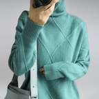 Women’s Cashmere Turtleneck – Elegant Luxury Knit Sweater