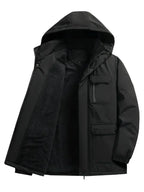 Waterproof Winter Jacket – Warm Padded Down Coat with Breathable Fabric