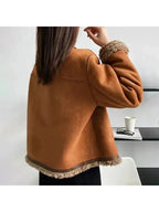Wool Blend Fall Jacket – Tailored Coat with Cozy Warmth & Modern Style