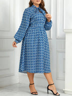 Stylish Printed Midi Dress for Effortless Elegance