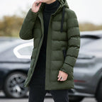 Men's Jacket Winter Warm Puffer Bubble Hooded Coat