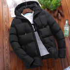 Winter Puffer Jacket Men Bubble Down Hooded Winter Jacket