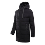 Men's Jacket Winter Warm Puffer Bubble Hooded Coat