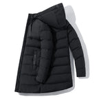 Men's Jacket Winter Warm Puffer Bubble Hooded Coat