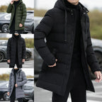 Men's Jacket Winter Warm Puffer Bubble Hooded Coat