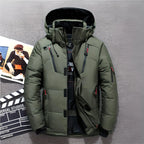 Winter Down Coat Men Duck  Warm  Jacket Overcoat Windbreaker